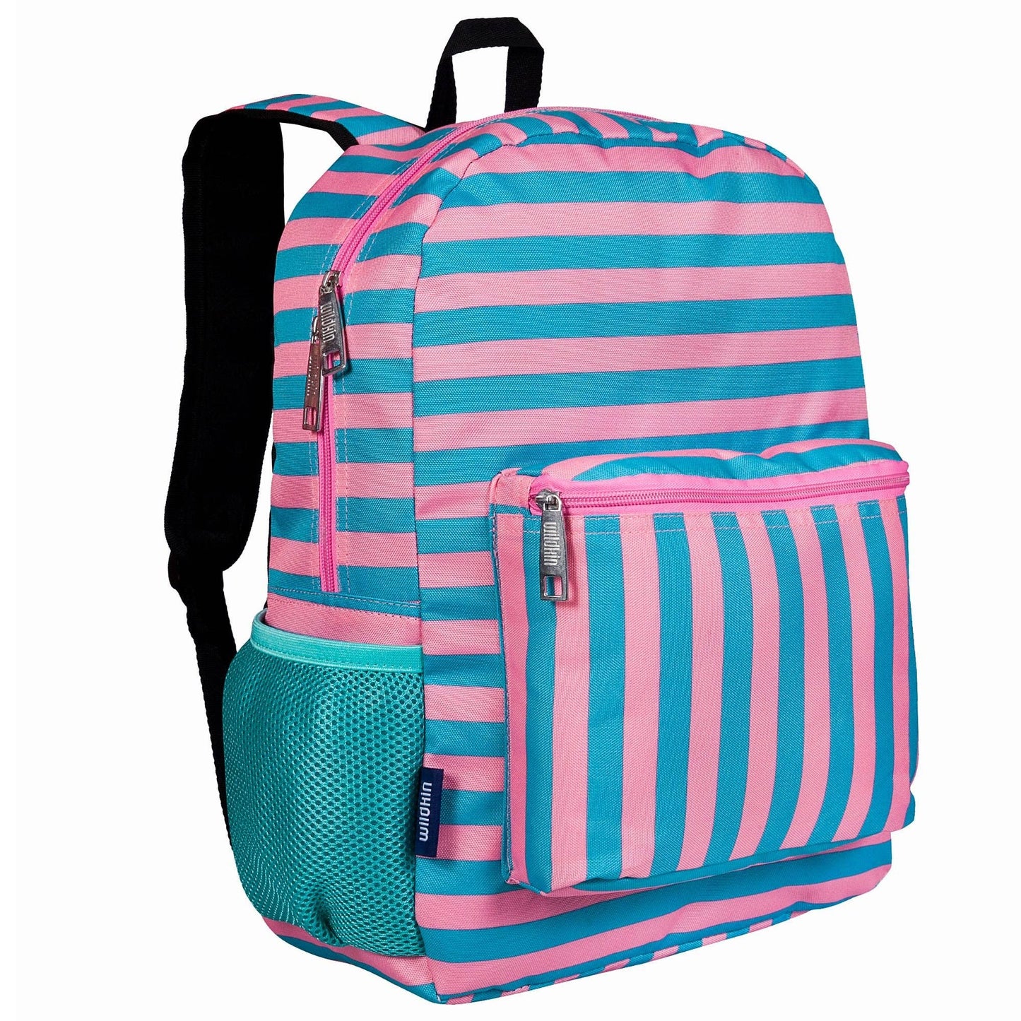 Pink Stripes 16 Inch Backpack
