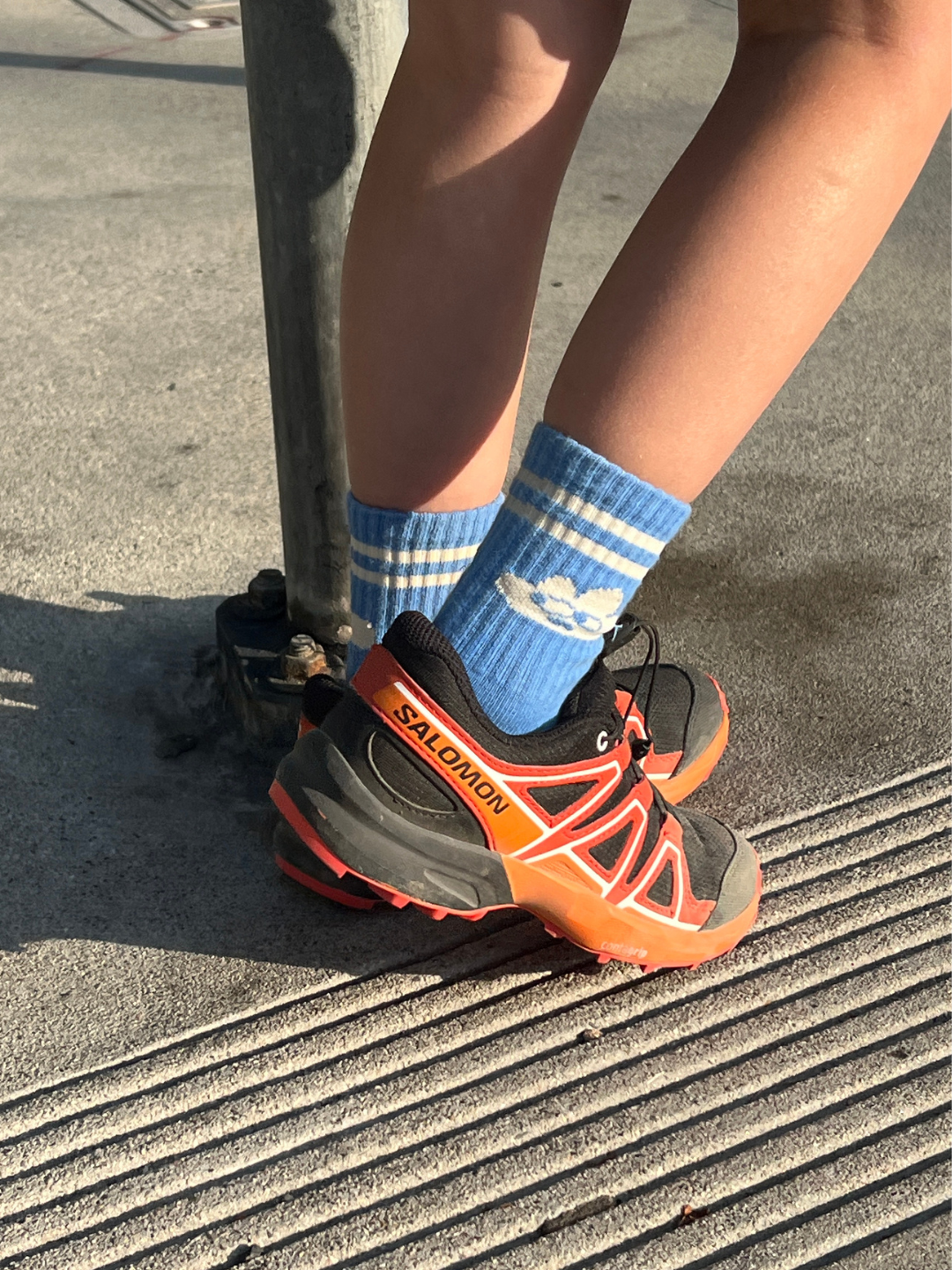 RIBBED GRIP SOCK