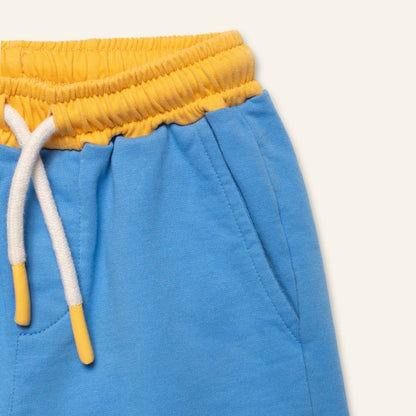 Recycled Cotton Colorblock Short