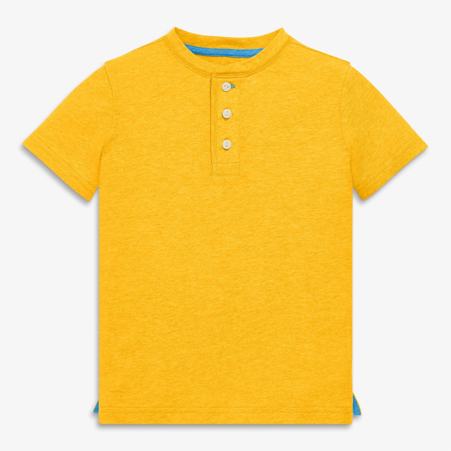 Kids Heathered Henley Tee