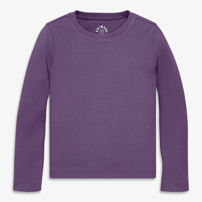 Kids long sleeve rib tee