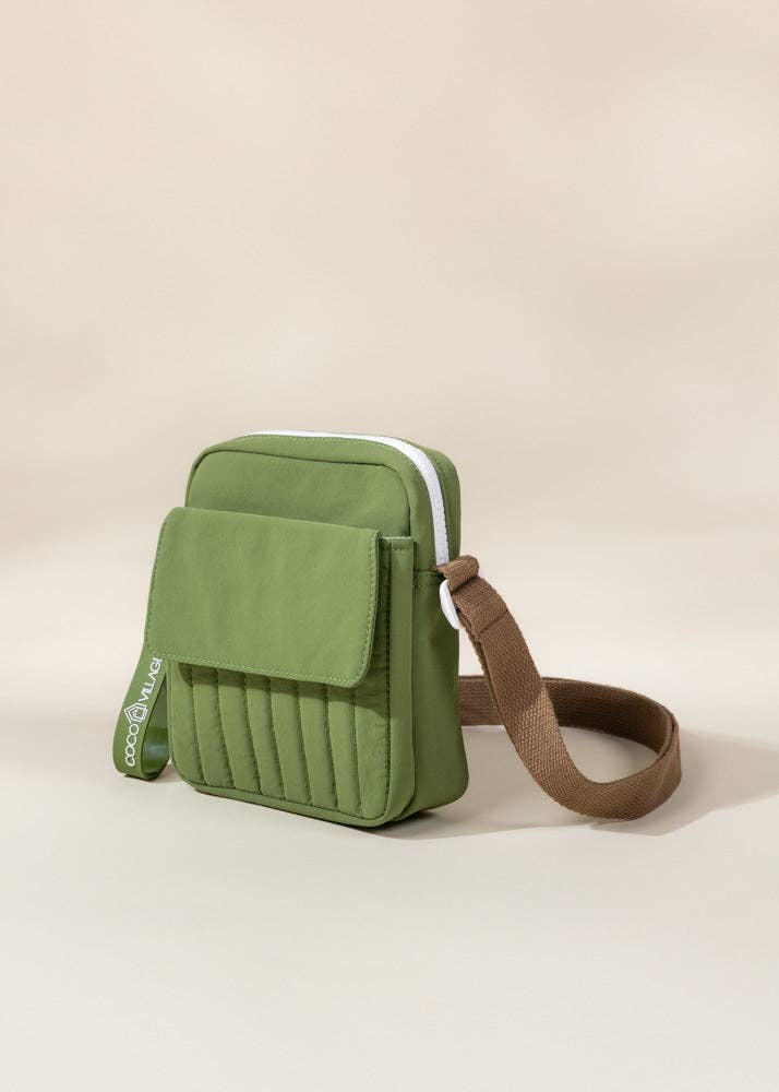 Washable Nylon Crossbody Bag - Earthbound