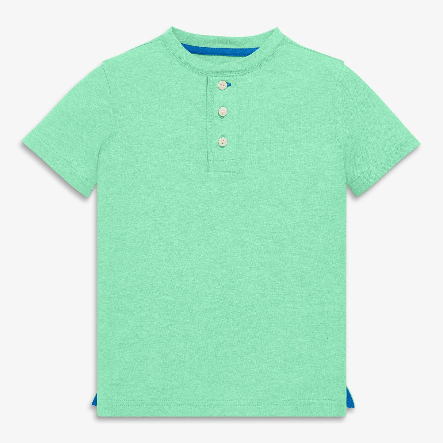 Kids Heathered Henley Tee