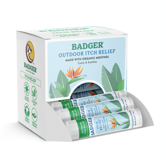 Badger Itch Relief Stick, Anti-Itch Cream for Bug Bites 12ct