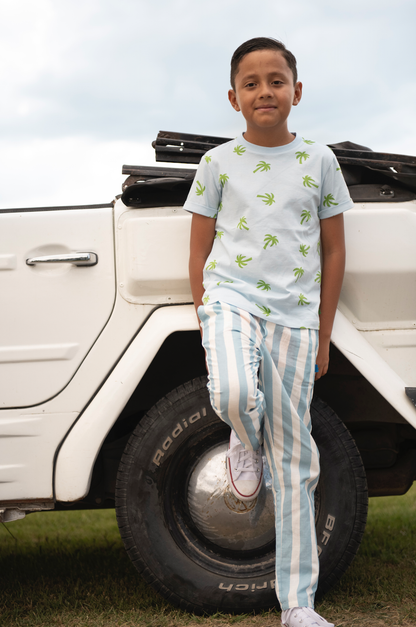 Recycled Cotton Palm Tree T-Shirt