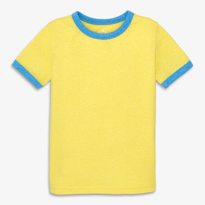 Kids heathered ringer tee
