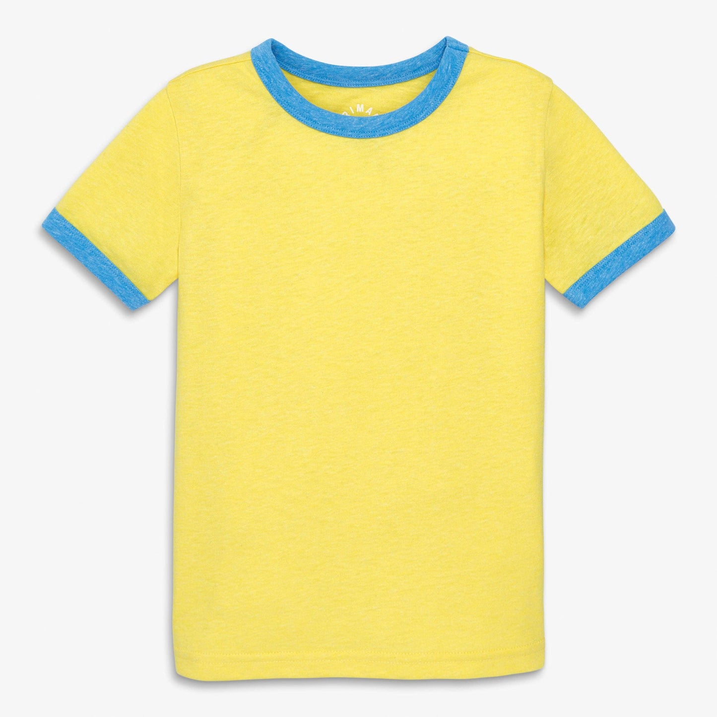 Kids heathered ringer tee: Banana / In stock / 10