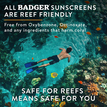 Badger Kids Mineral Sunscreen Cream SPF 40, with Zinc Oxide