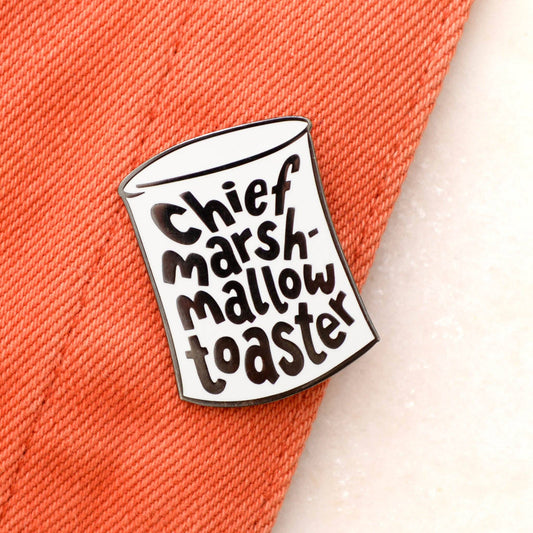 Chief Marshmallow Toaster - Enamel Pin