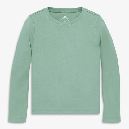 Kids long sleeve rib tee