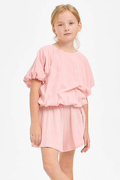 Cotton Blended Wide Legs Skort