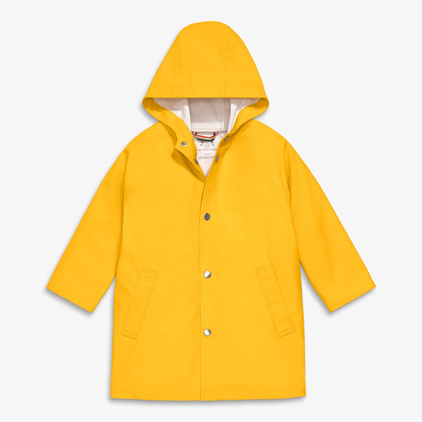 Kids' Waterproof Recycled Polyester Raincoat