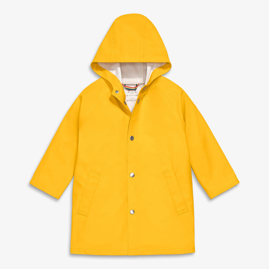 Kids' Waterproof Recycled Polyester Raincoat