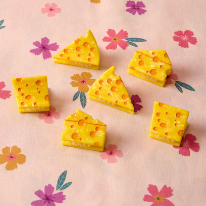 Micro Cheese Hair Claw Clip Set