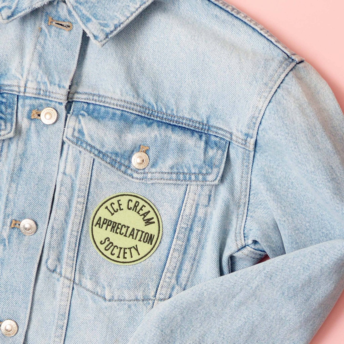 Ice Cream Appreciation Society - Mint - Embroidered Patch