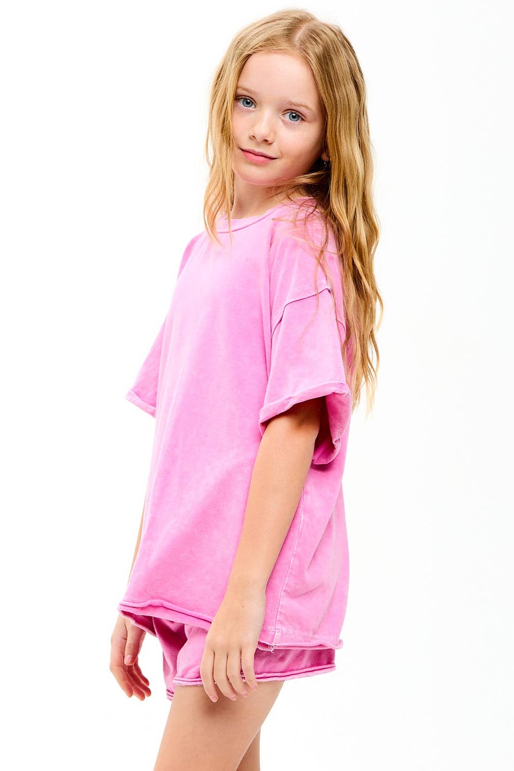 Mineral Washed Raw Edge T-Shirt