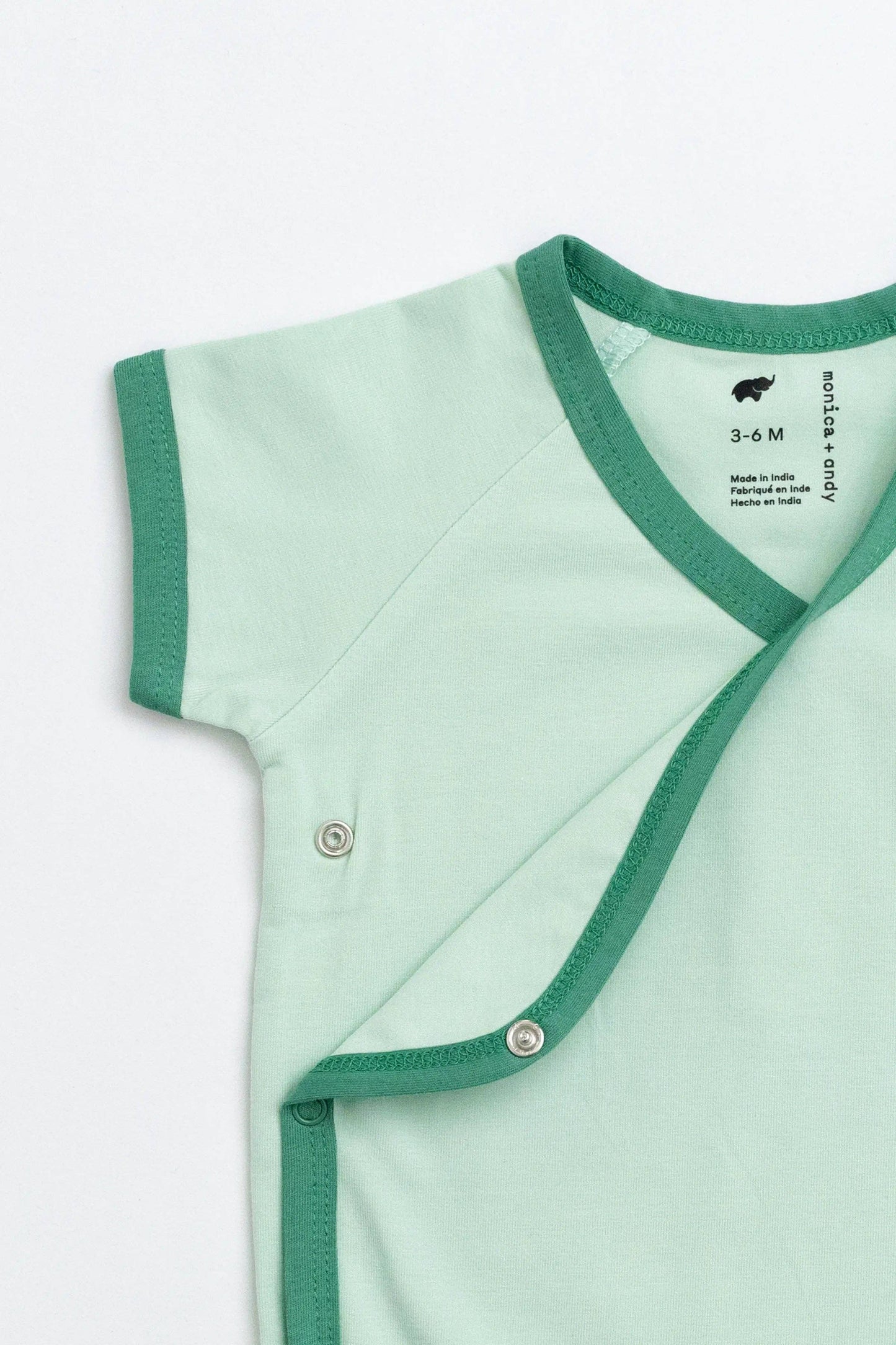 Short Sleeve Lucky Bodysuit- Green