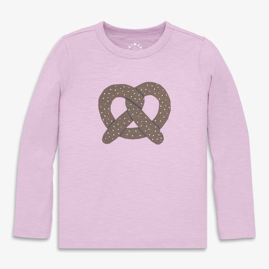 Kids long sleeve pretzel tee