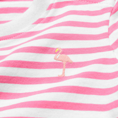 Baby embroidered stripe tee