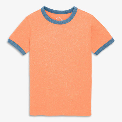 Kids heathered ringer tee