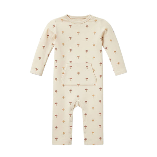 Una Pocket Romper - Mushroom