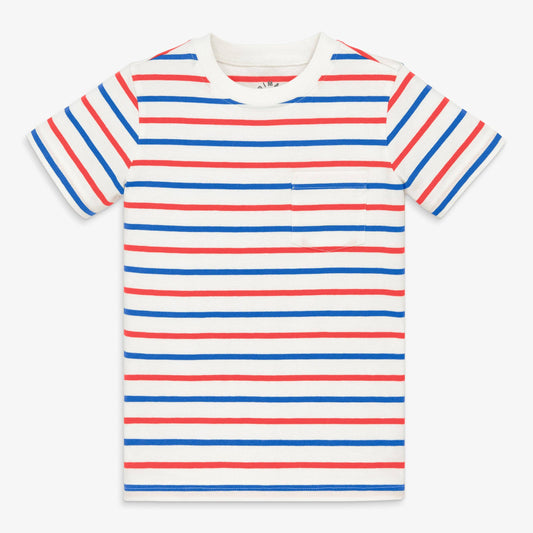 Kids pocket tee in stripe