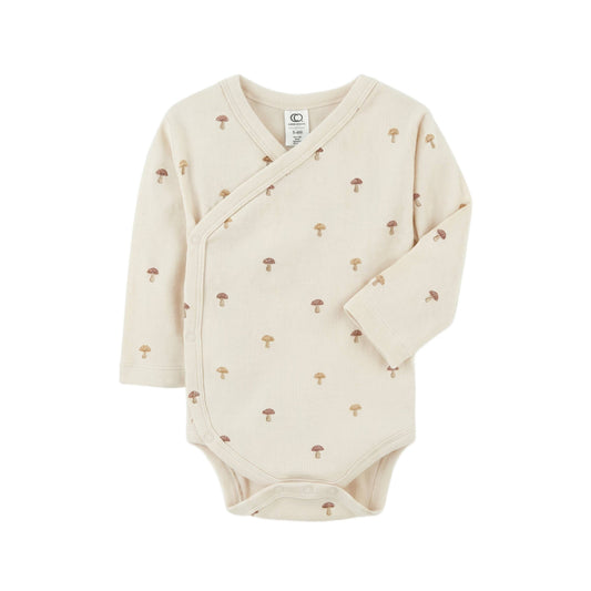 Kai Kimono Bodysuit - Mushroom