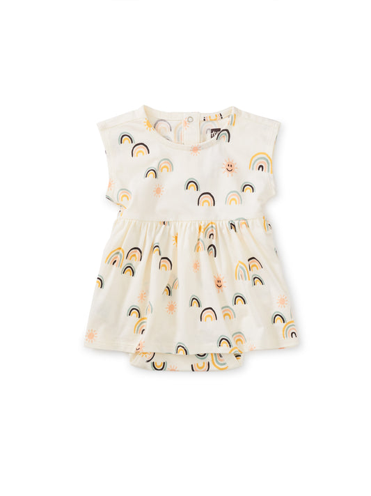 Sunshine and Rainbows Baby Bodysuit Dress