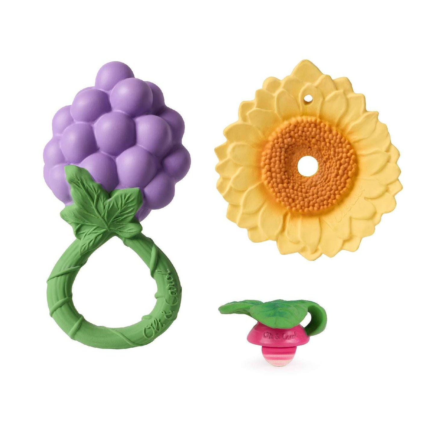 Newborn Gift Set - Grape Rattle