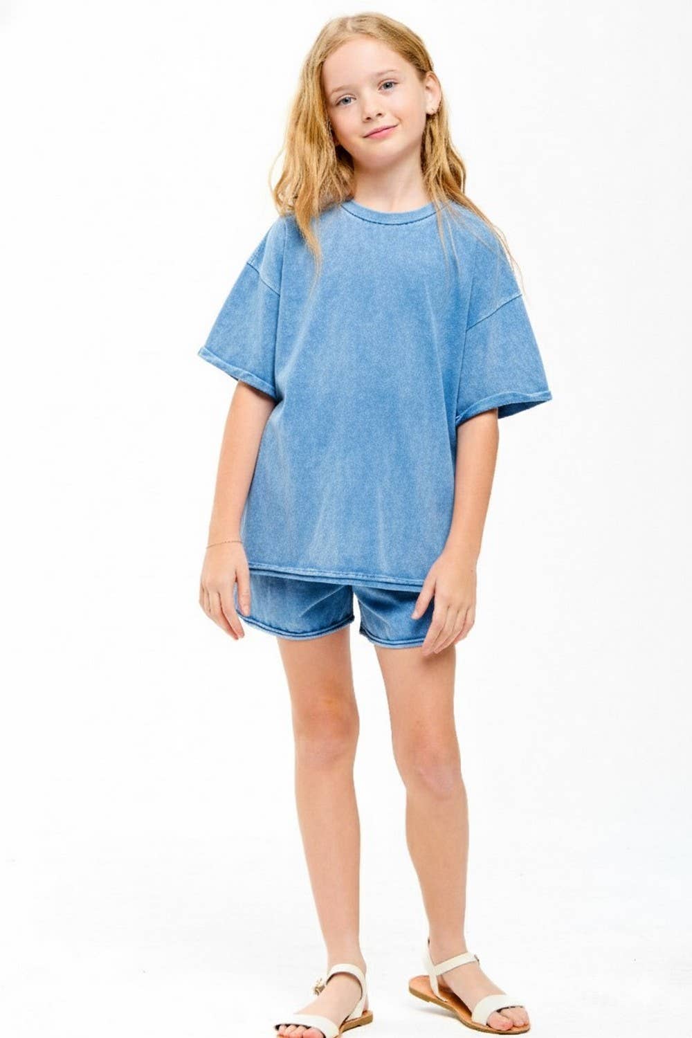 Mineral Washed Raw Edge T-Shirt