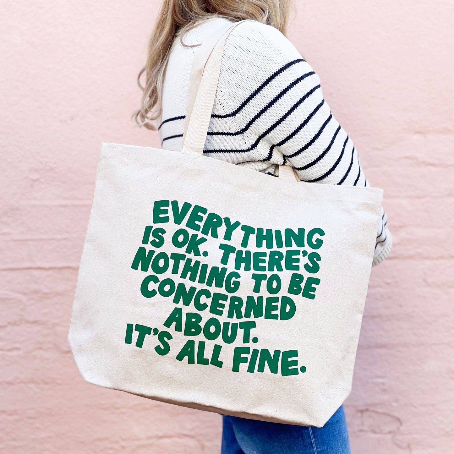 Everything is OK - Canvas Tote Bag