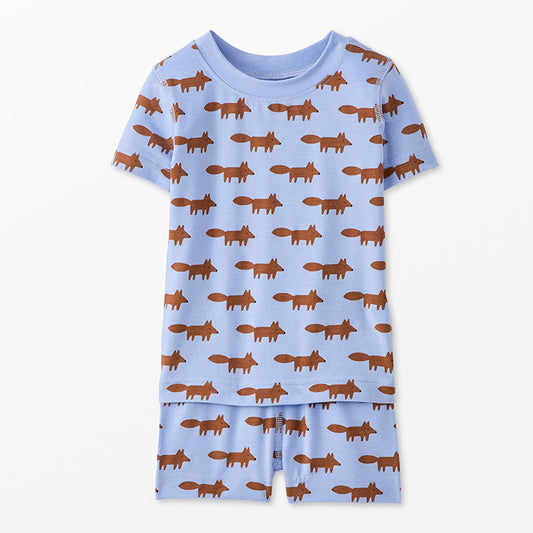 Foxy Short Pajama Set In Hannasoft