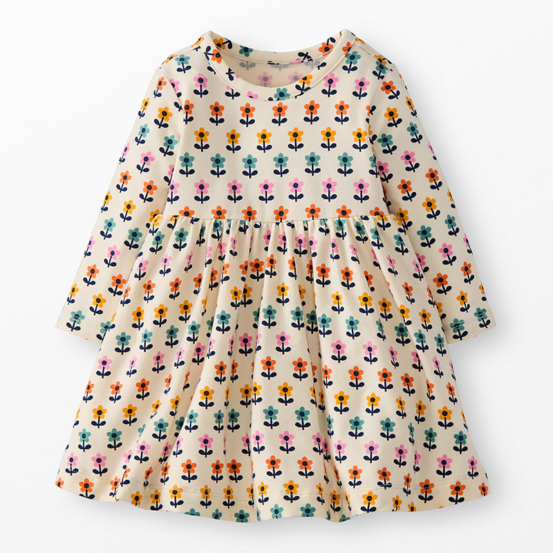LS Playtime Dress in HannaSoft™ - Mini Tulips