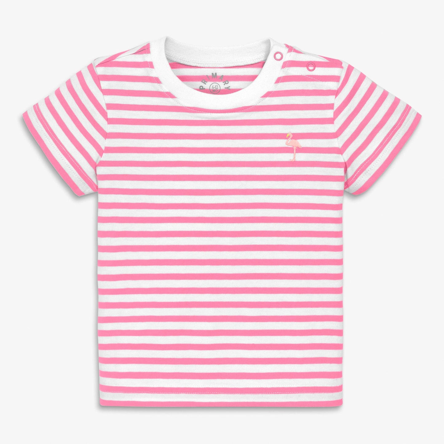 Baby embroidered stripe tee