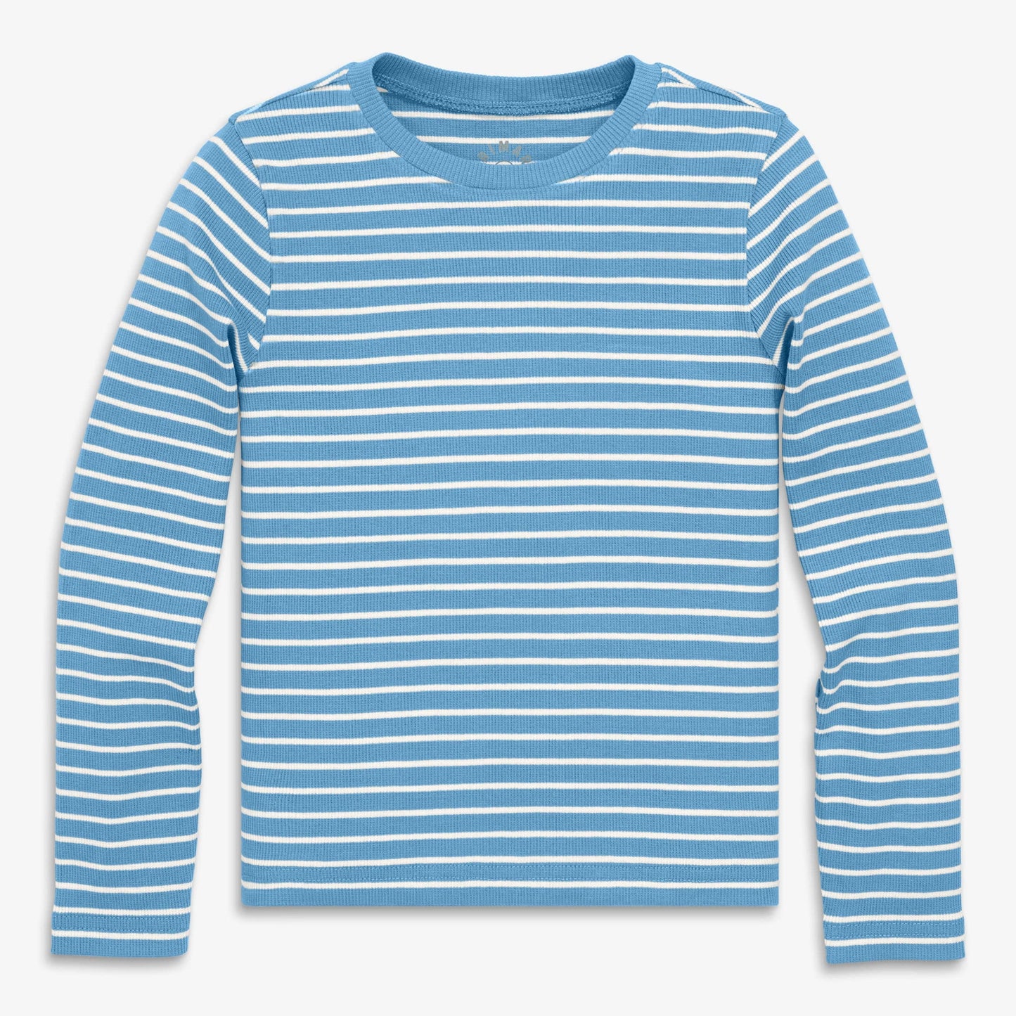 Kids long sleeve rib tee in stripe