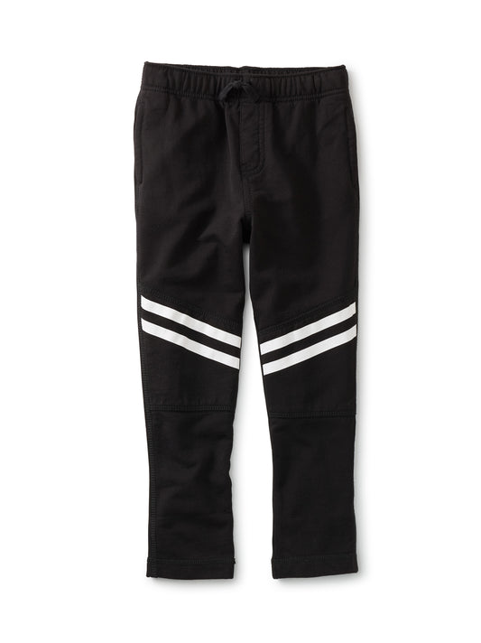 Speedy Striped Play Pant - Jet Black
