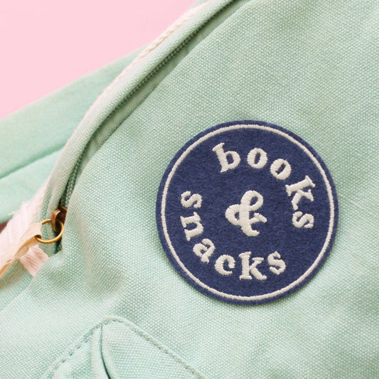 Books & Snacks - Embroidered Patch