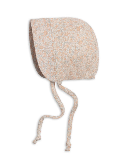 Muslin Bonnet - Belmont Floral / Shell + Powder