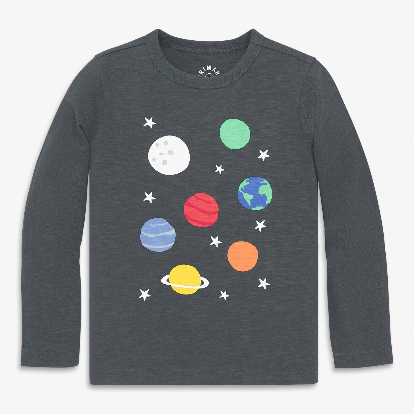 Kids long sleeve rainbow galaxy tee