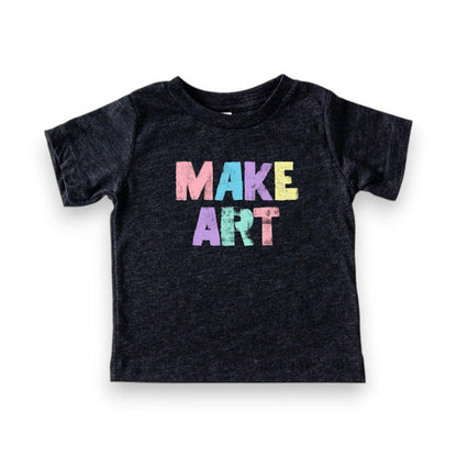 Kids Graphic T-Shirt - Make Art Tee