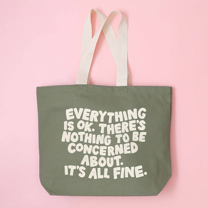 Everything is OK - Canvas Tote Bag