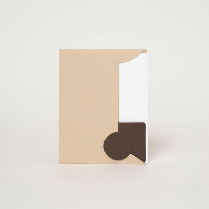 Yolked Birthday Cake Punny Letterpress Greeting Card by Hello!Lucky