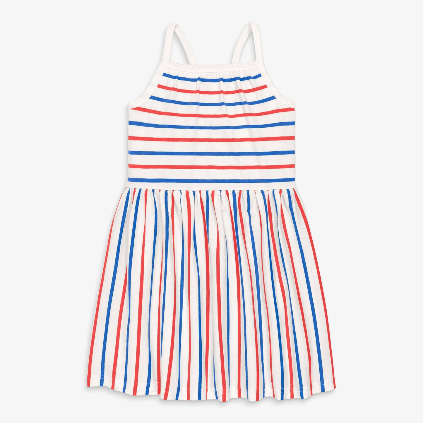 Kids picnic dress in stripe