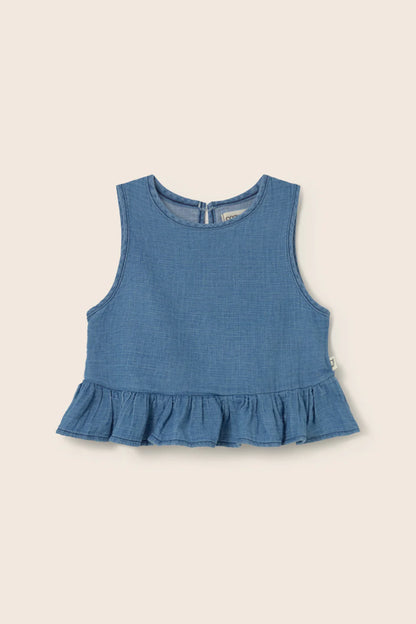 Blair Denim-ish Top