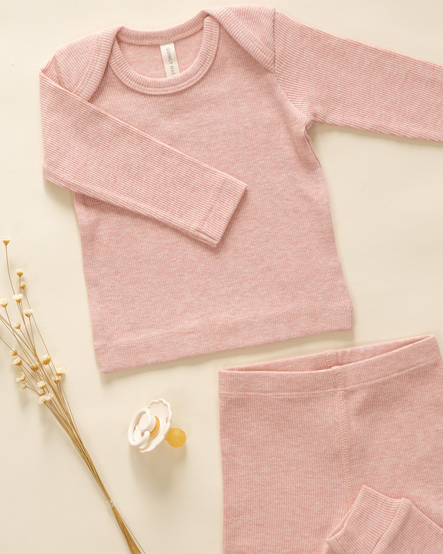 Ribbed Tee and Legging Set