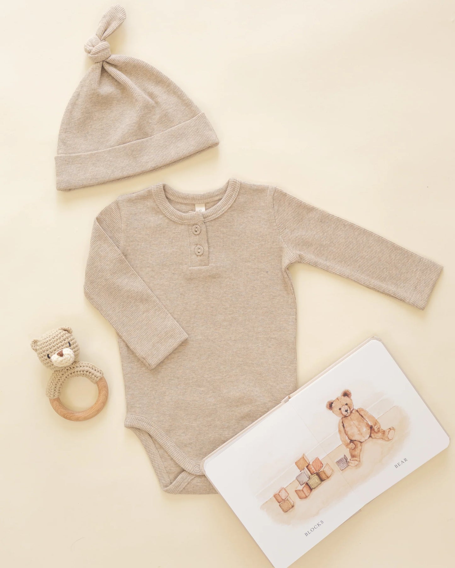 Ribbed Long Sleeve Onesie