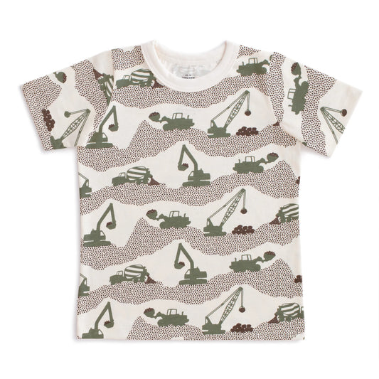 Forest Green Construction Tee