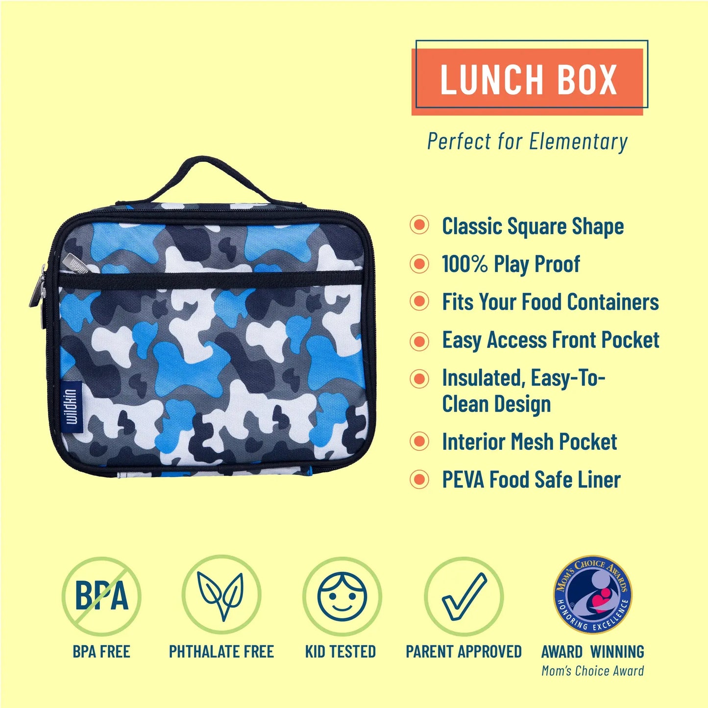Blue Camo Lunch Box