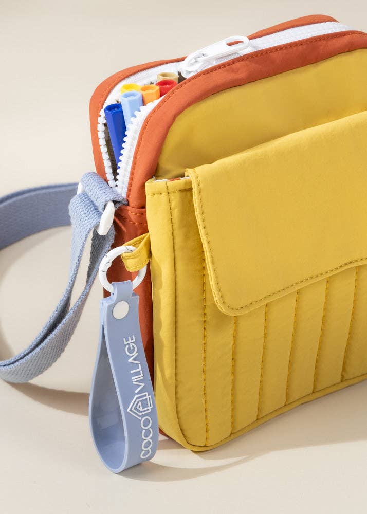 Washable Nylon Crossbody Bag - Heritage