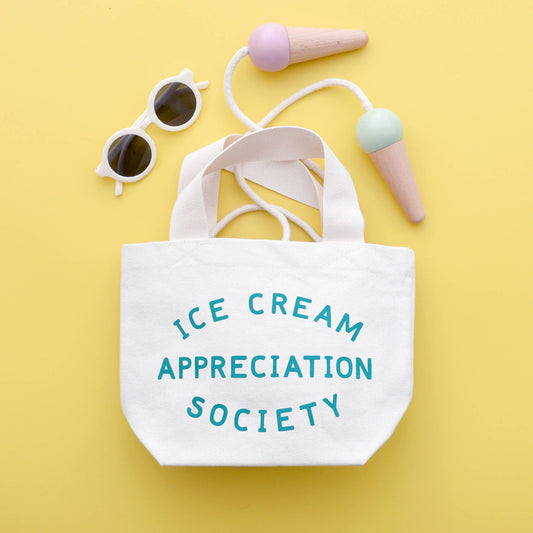 Ice Cream Appreciation Society - Little Canvas Bag